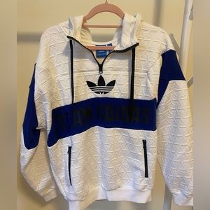 Women's White Team Adidas Hoodie